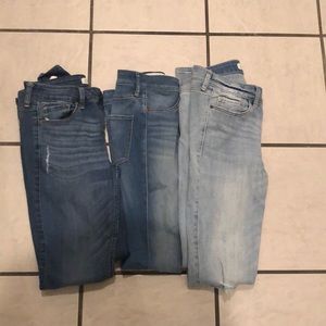 Abercrombie & Fitch Skinny Jeans Bundle (3 Pairs)